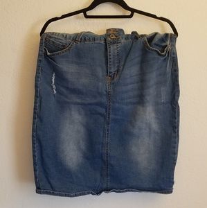 Jean skirt